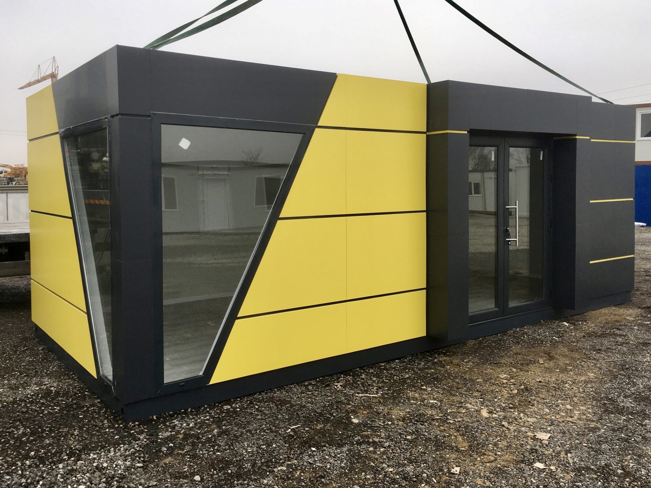 Mobile Office Container Black 1
