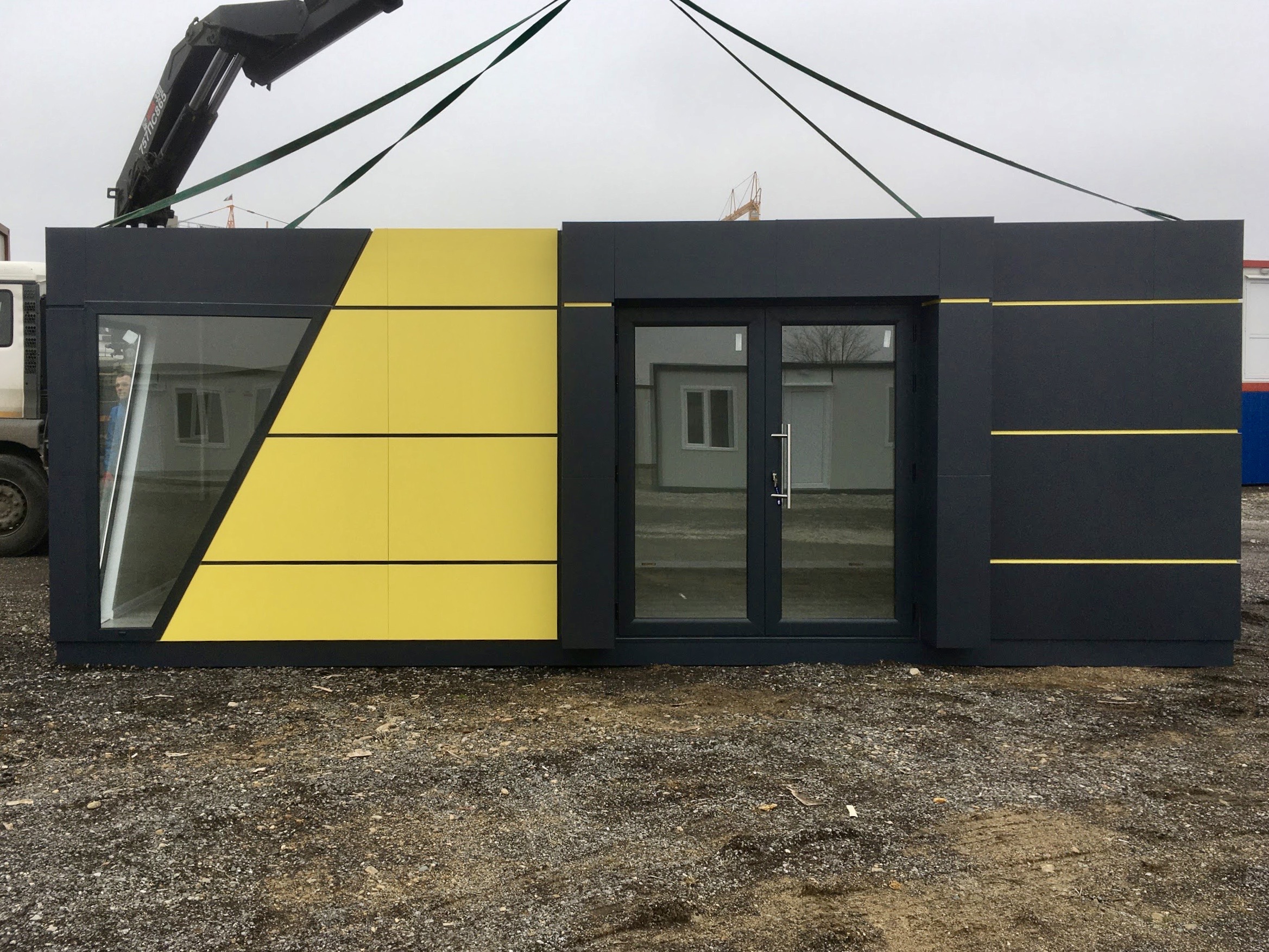 Mobile Office Container Black 2