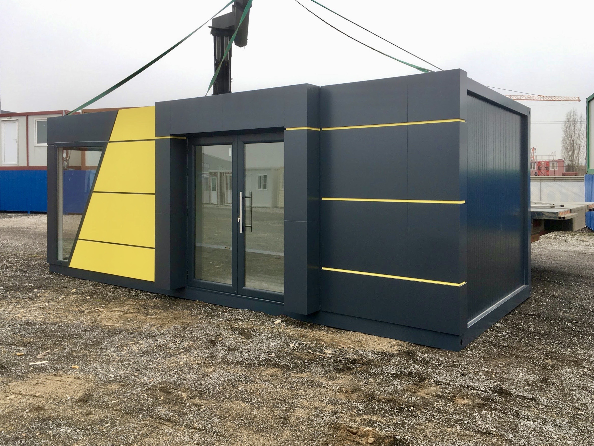 Mobile Office Container Black 3