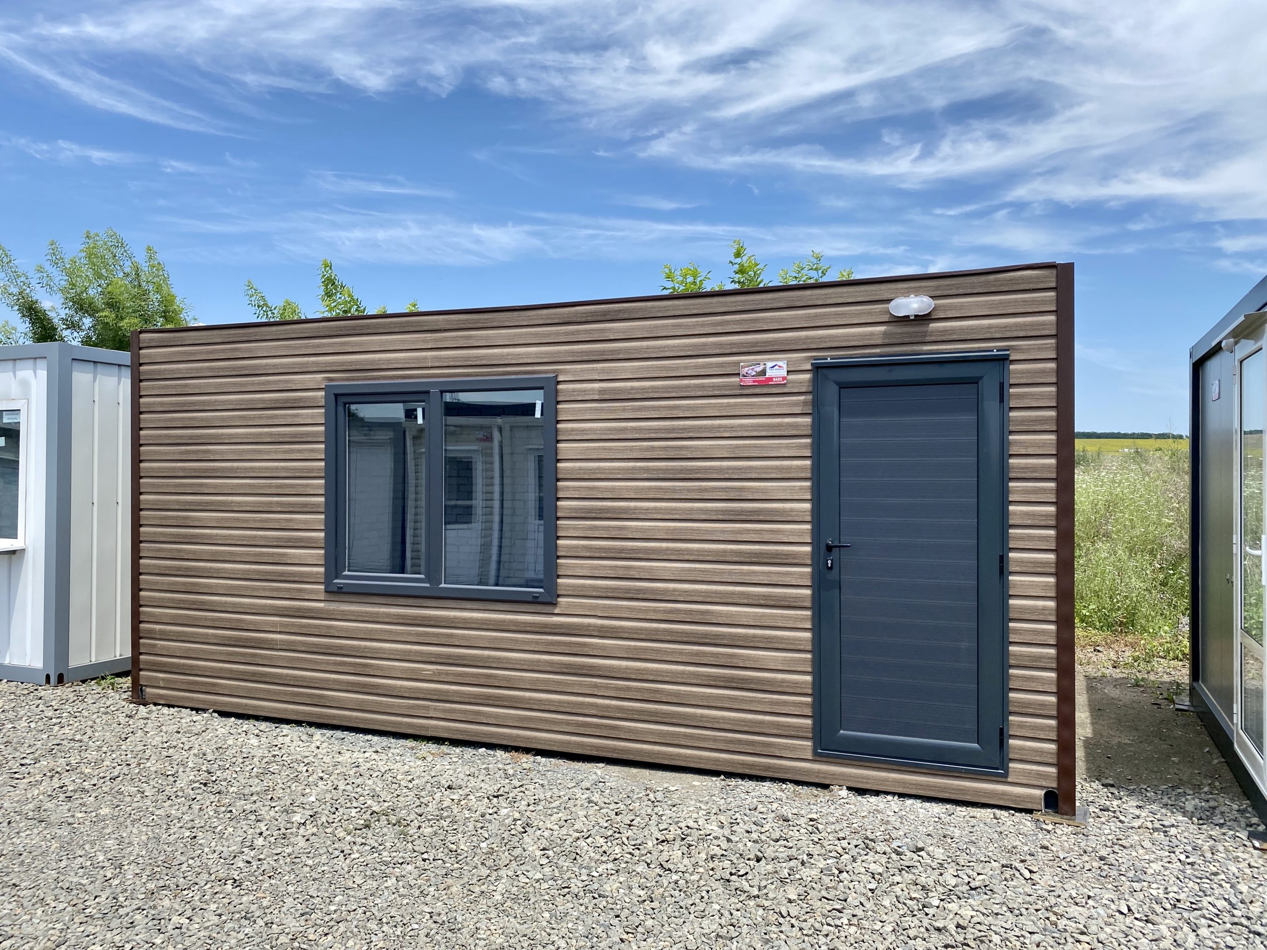 Wohncontainer Grau 1